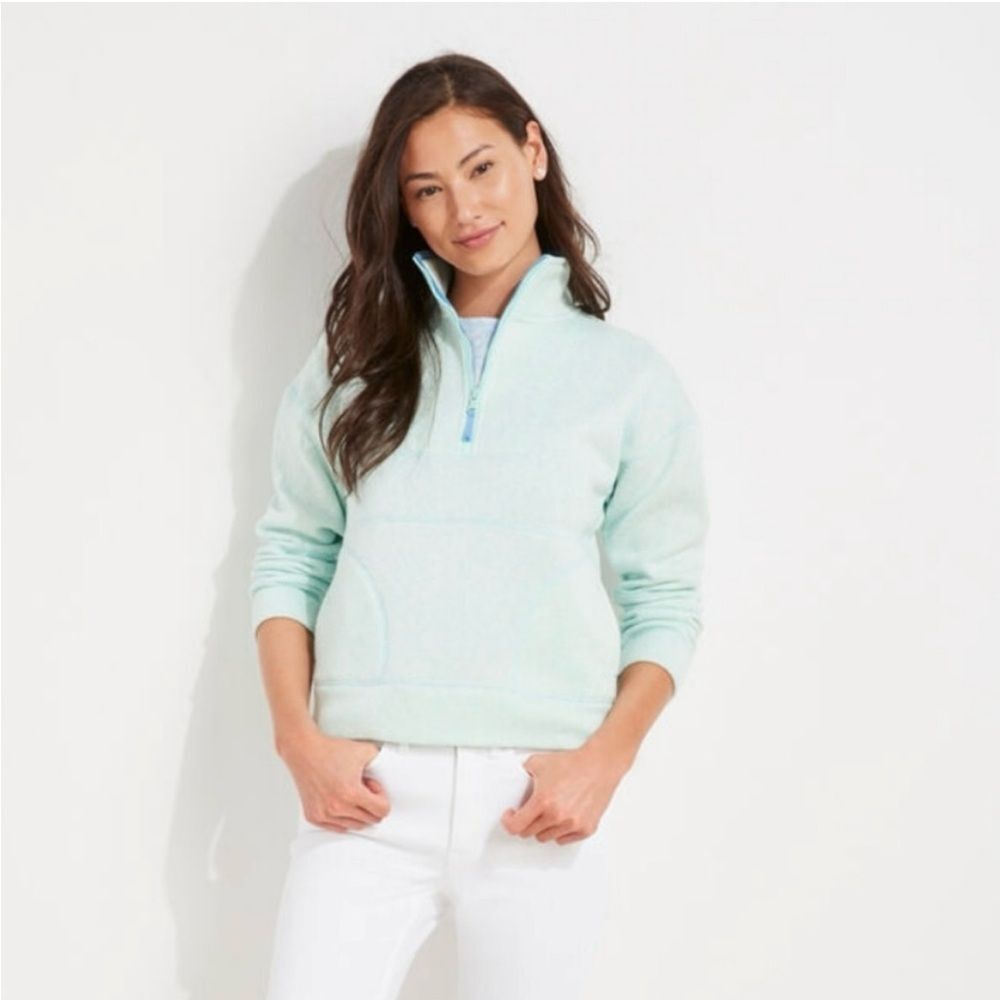 Vineyard Vines Retro Fleece Half-Zip Pullover Sz M